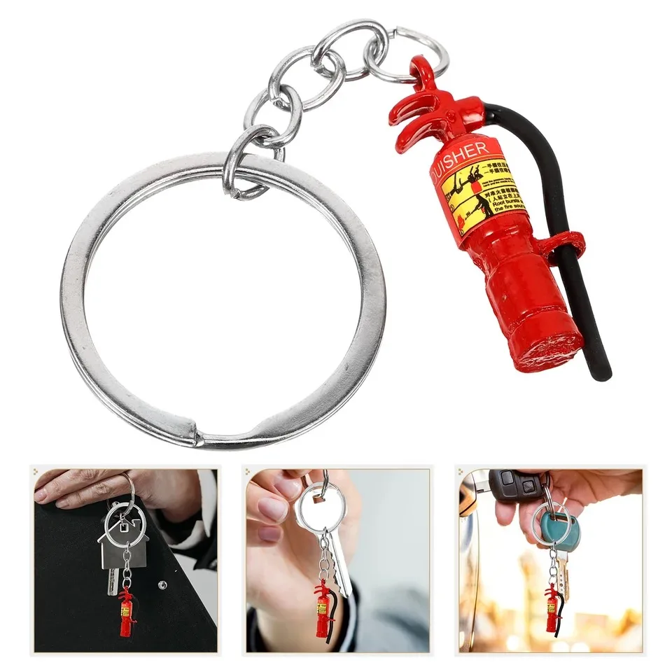 Fire Extinguisher Small - موضة طفاية حريق صغيرة قلادة المفاتيح