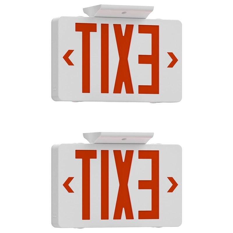 Emergency Exit Sign - B67C معتمد من UL، مجموعة إضاءة