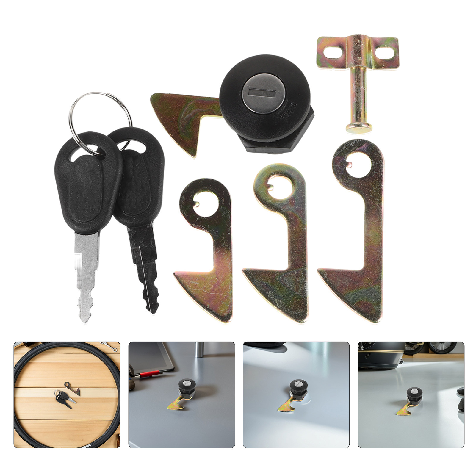 Lockbox Key Secure - مجموعة من 2 قطعة لقفل صندوق