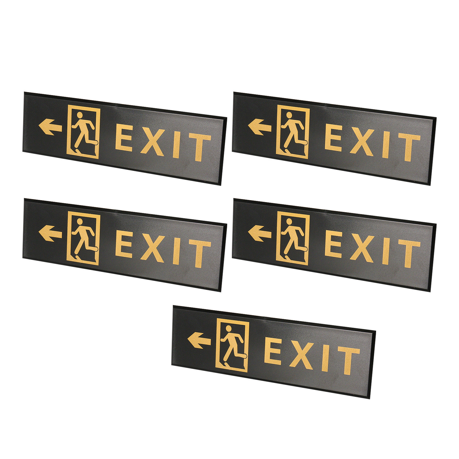 5 قطع من لافتات الخروج الطارئة - مراجعة Emergency Exit Sign وسعره