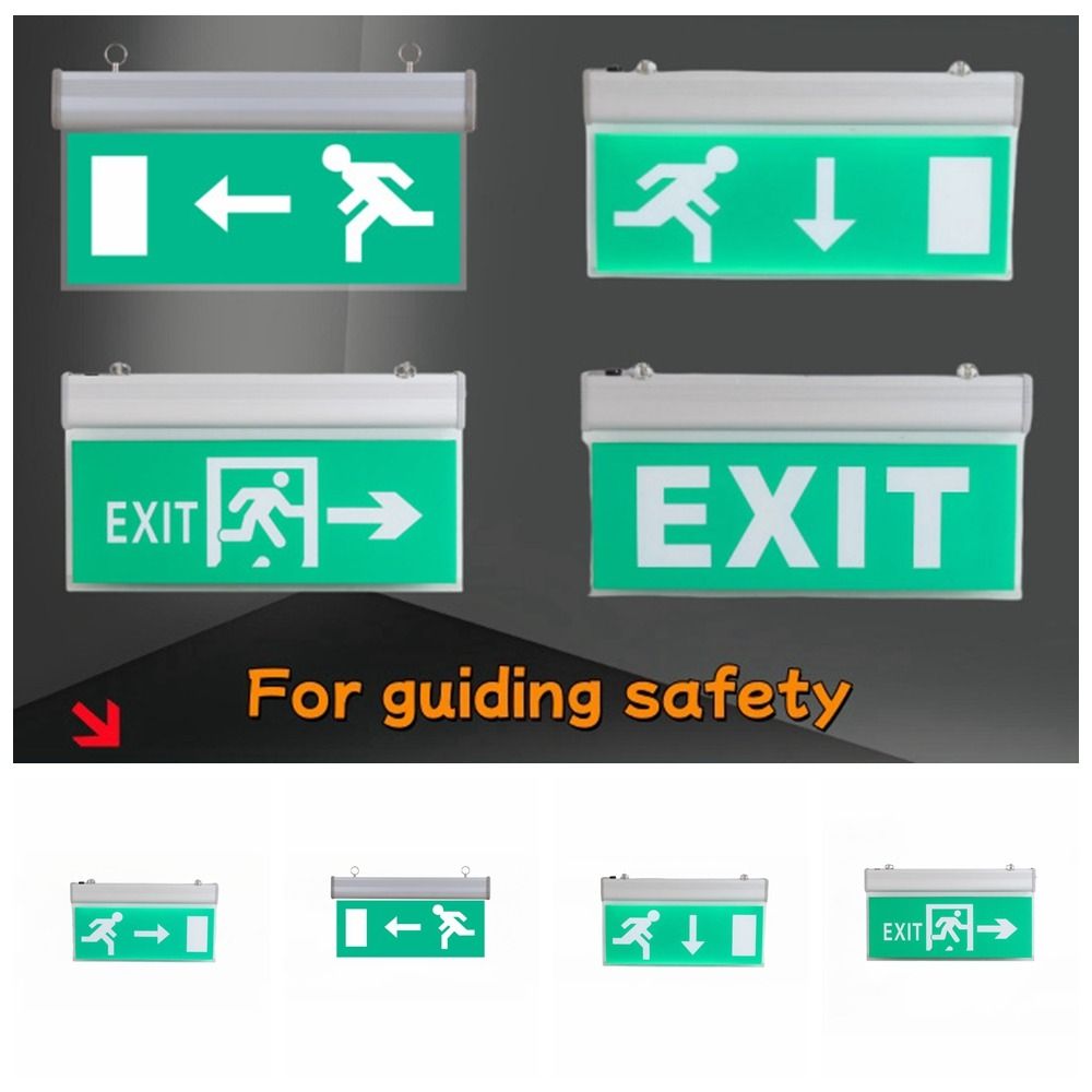 110-240 فولت التجارية LED علام - مراجعة Emergency Exit Sign وسعره