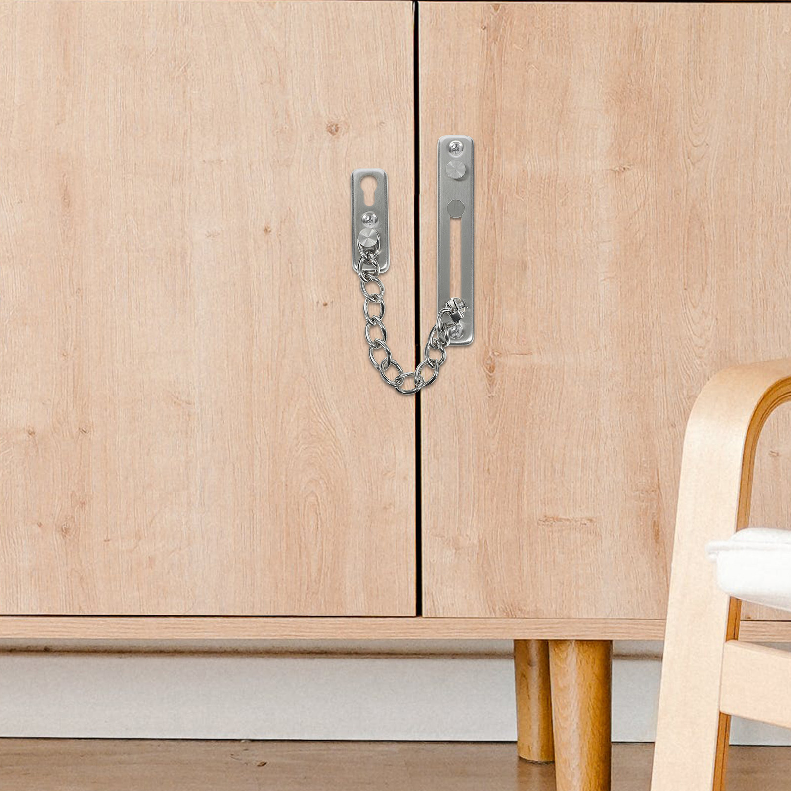 قفل باب بسلسلة من الفولاذ المق - مراجعة Security Chain Door وسعره