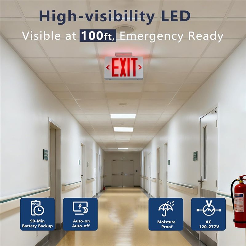 B67C معتمد من UL، مجموعة إضاءة - مراجعة Emergency Exit Sign وسعره
