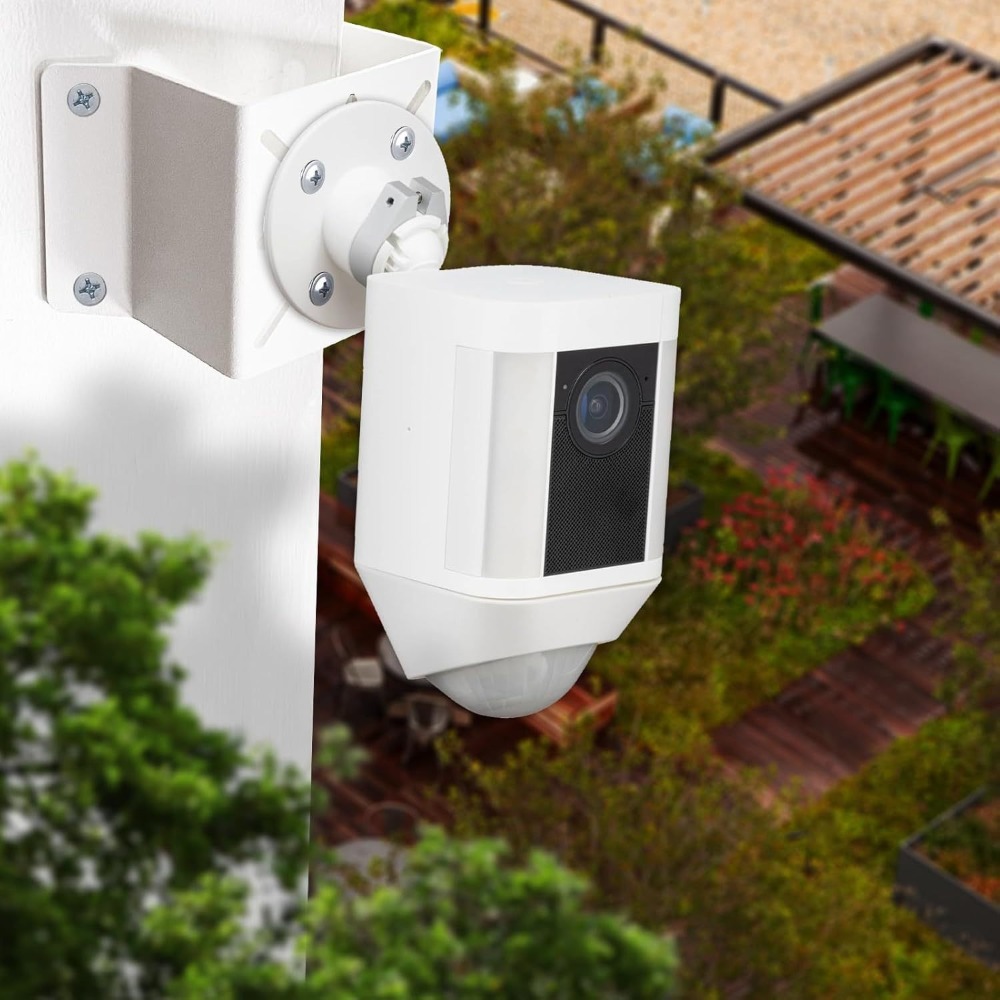 حامل جداري خارجي معدني أبيض لد - مراجعة Eufy Camera S340 وسعره